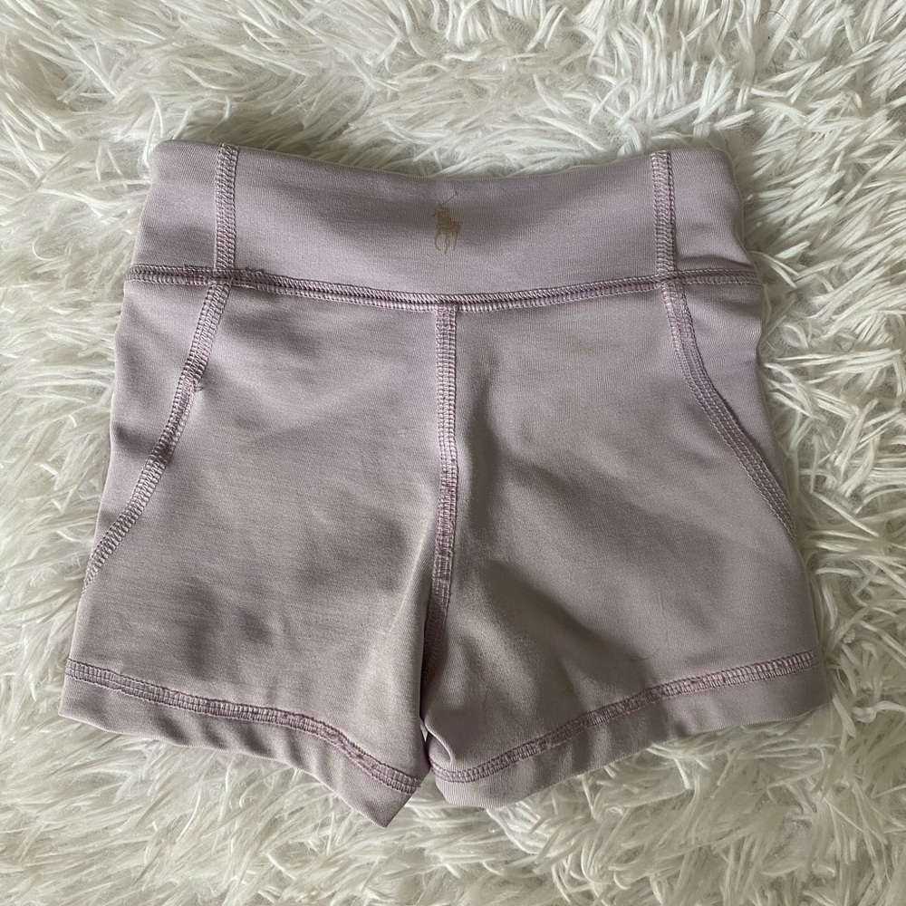 Ralph Lauren Purple Athletic Shorts with Stretchy Fabric